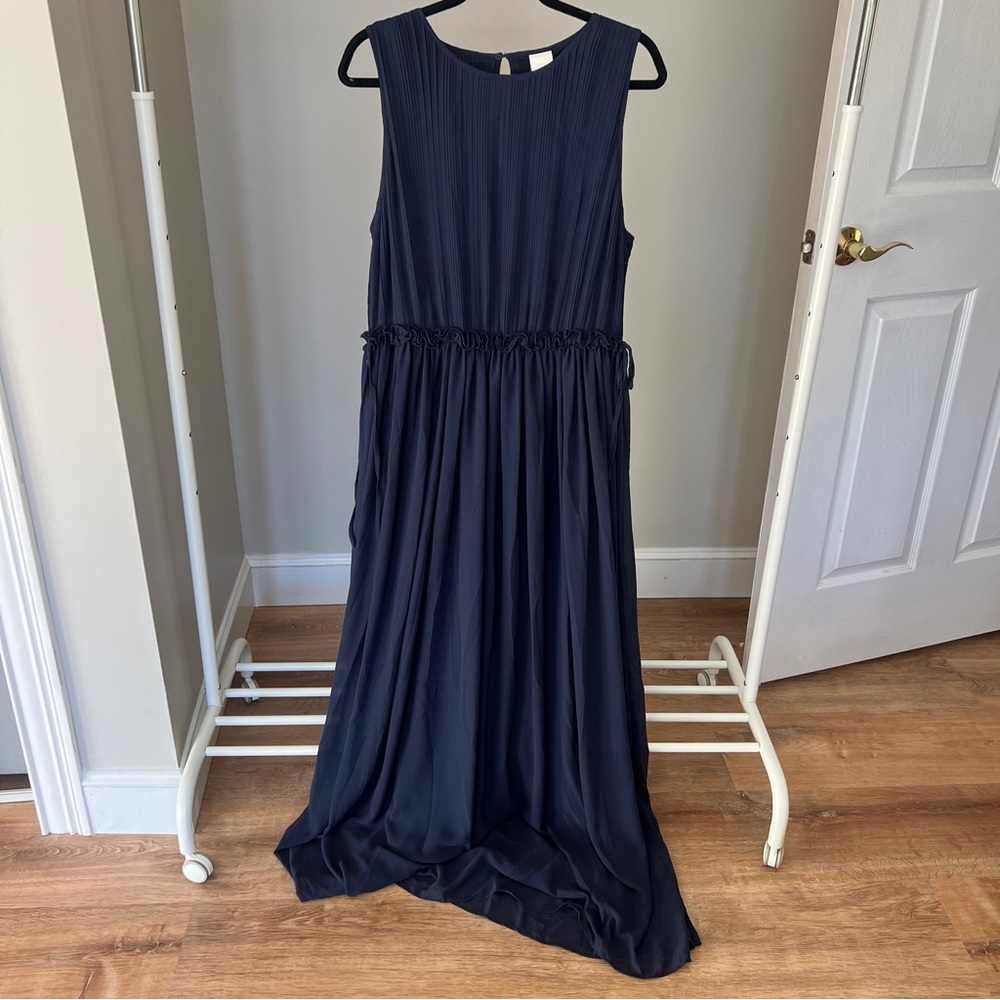 H&M Maxi Dress with Pleated Top